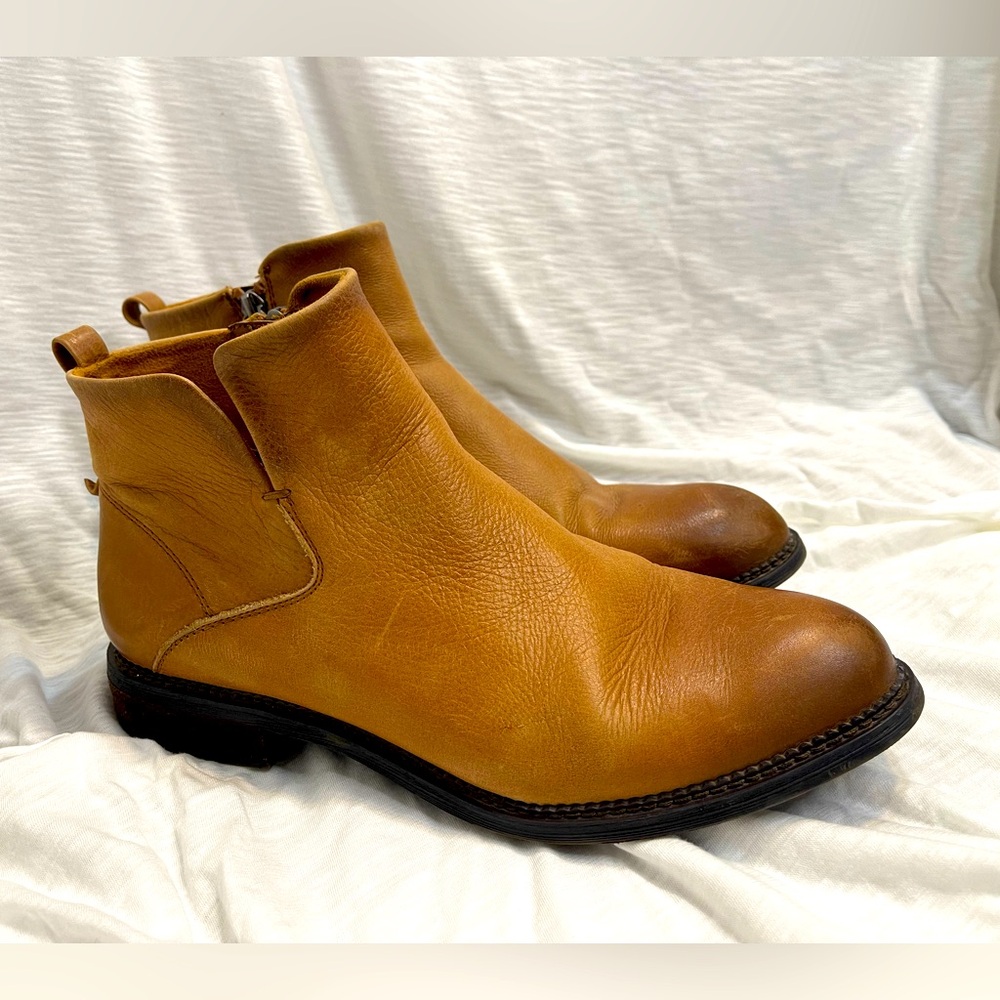 Franco Sarto Hyla Camel Bootie Soft Butter Leather!